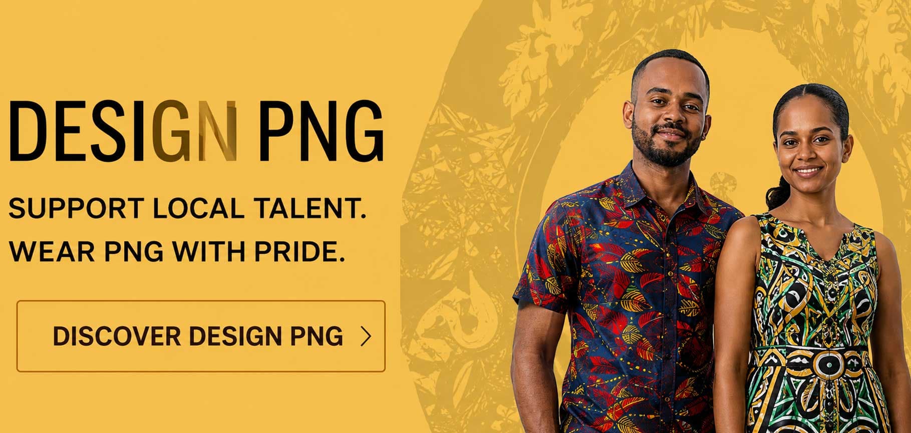 Design PNG — Support local talent. Wear PNG with pride.